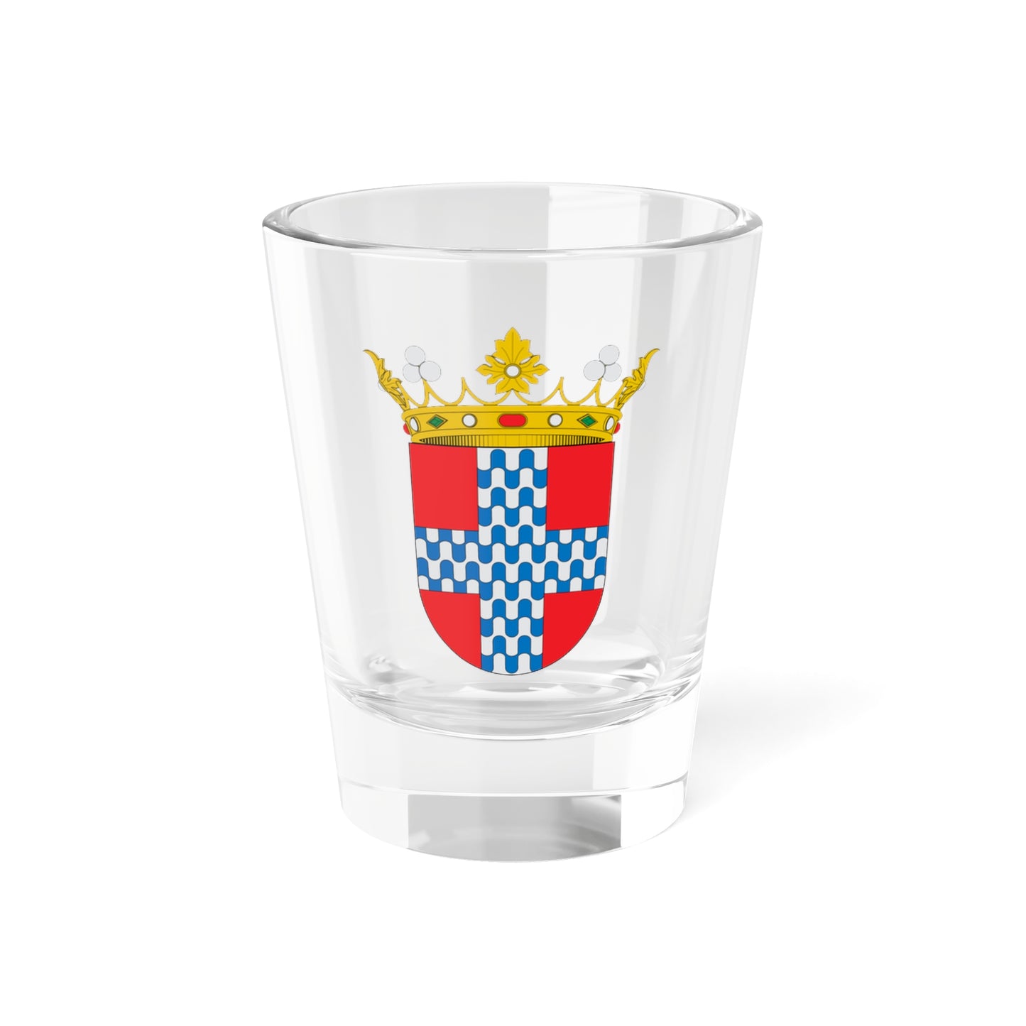 Escudo del Marquesado de Castel-Moncayo (Spain) (Coat of Arms) Shot Glass 1.5oz