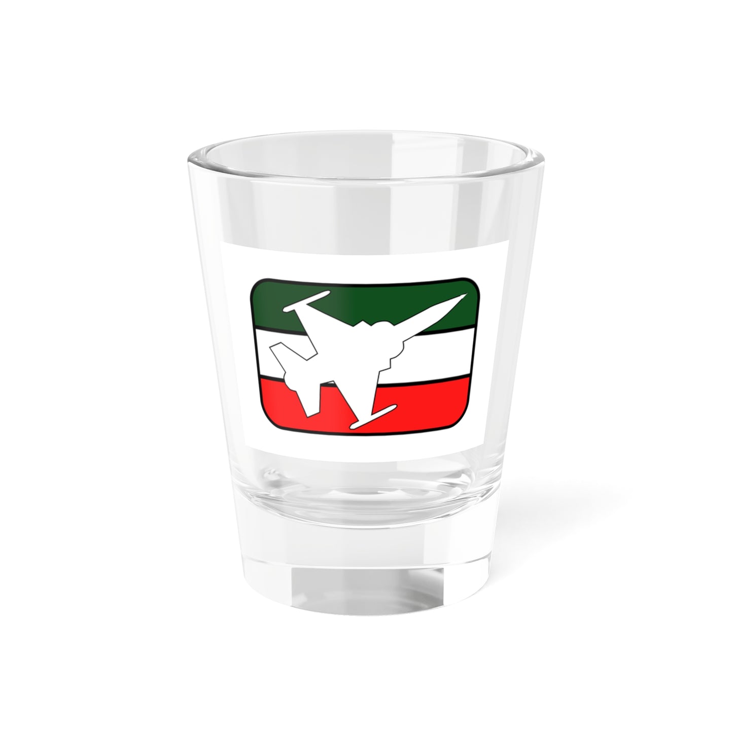Flag of the Mexican Air Force (Mexico) Shot Glass 1.5oz