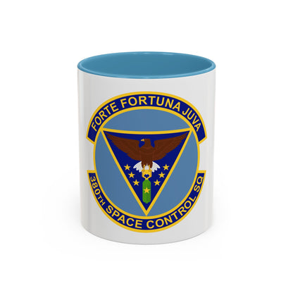 380th Space Control Squadron (U.S. Air Force) Accent Coffee Mug
