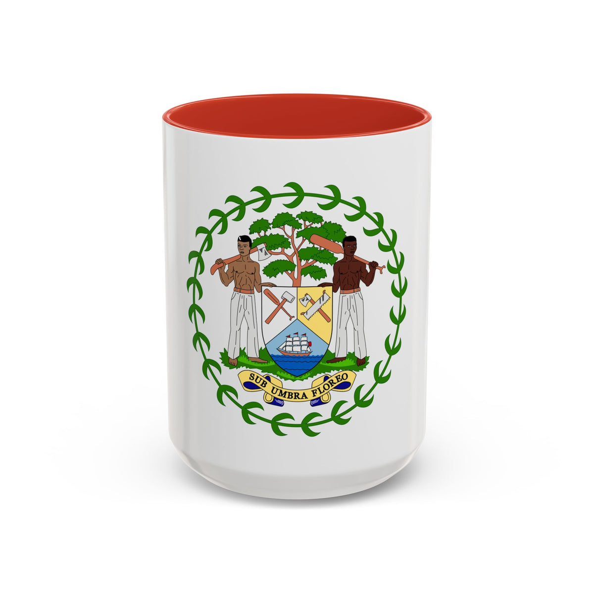 Coat of arms of Belize - Accent Coffee Mug