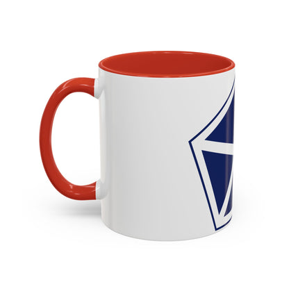 V Corps United States (U.S. Army) Accent Coffee Mug