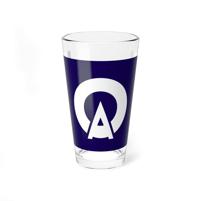 Flag of Asakawa Fukushima (Japan) Pint Glass 16oz