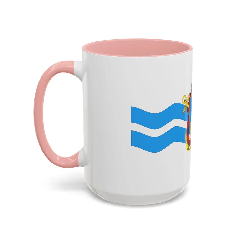 Flag of Mykolaiv Ukraine - Accent Coffee Mug-Go Mug Yourself