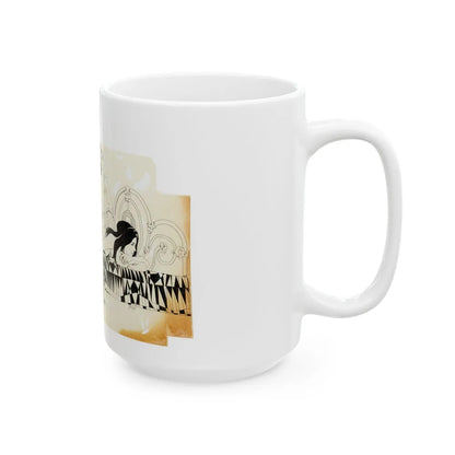 Cosmopolitan Illustration (2) - White Coffee Mug-Go Mug Yourself