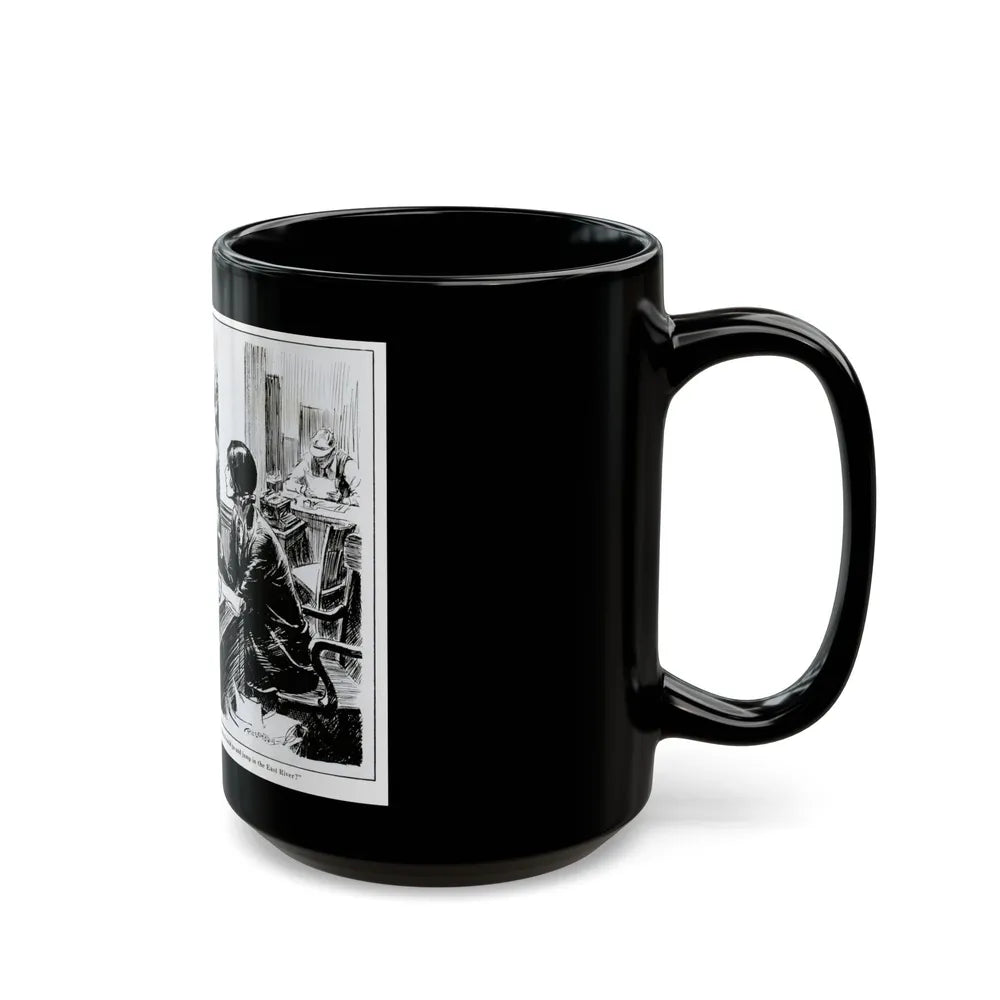 Fed Up With Work, 1931 - Black Coffee Mug-Go Mug Yourself