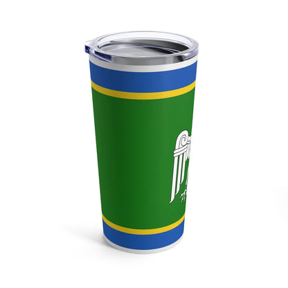 Flag of Chernivtsi Oblast Ukraine - Tumbler 20oz-Go Mug Yourself