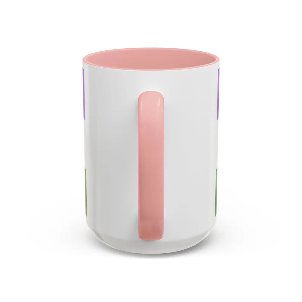 Genderqueer Pride Flag - Accent Coffee Mug-Go Mug Yourself