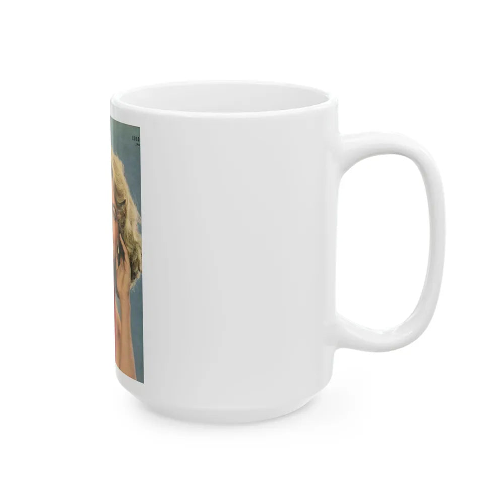 Dorothy Malone #176 - Mag. Cover (Vintage Female Icon) White Coffee Mug-Go Mug Yourself