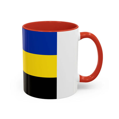 Flag of Gelderland Netherlands - Accent Coffee Mug-Go Mug Yourself