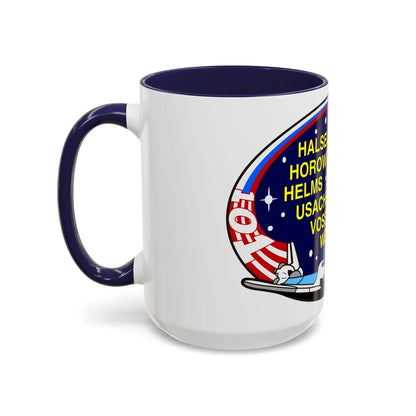 STS 101 (NASA) Accent Coffee Mug-Go Mug Yourself