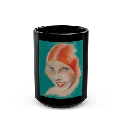 Blonde Beauty - Black Coffee Mug-15oz-Go Mug Yourself