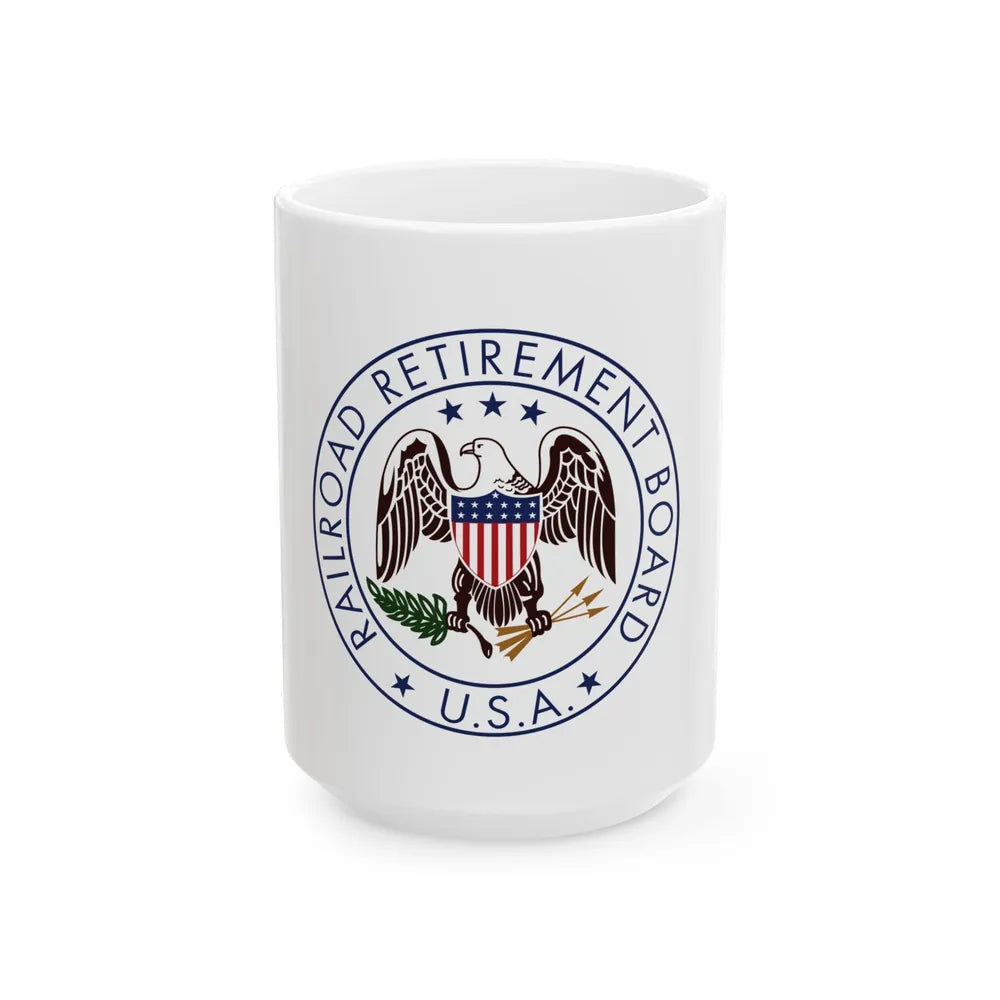 Railroad Retirement Board - White Coffee Mug-15oz-Go Mug Yourself