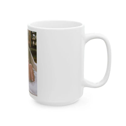 Ingrid Pitt #32 - Topless (Vintage Female Icon) White Coffee Mug-Go Mug Yourself