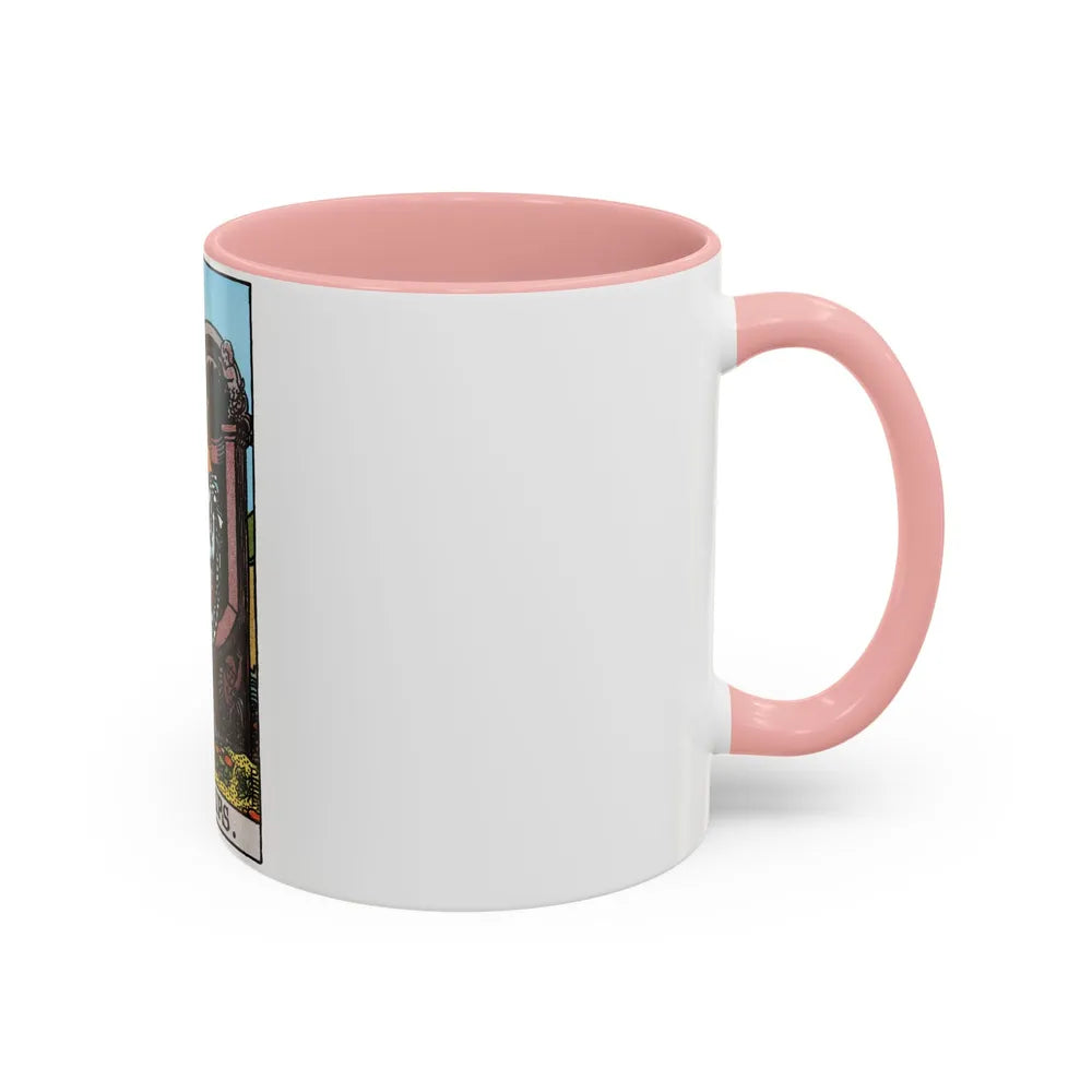 The Queen of Cups (Tarot Card) Accent Coffee Mug-Go Mug Yourself