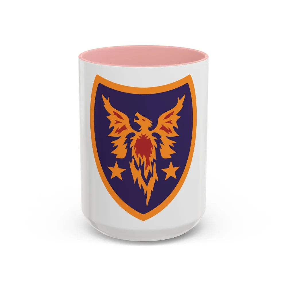 Reserve Aviation Command (U.S. Army) Accent Coffee Mug-15oz-Pink-Go Mug Yourself