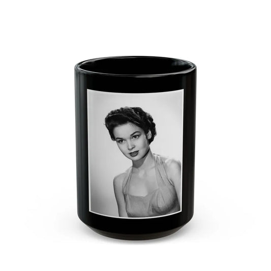 Kathryn Grant #77 (Vintage Female Icon) Black Coffee Mug-15oz-Go Mug Yourself