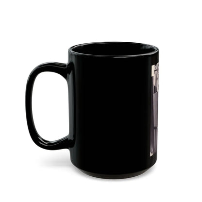 Julie Newmar #345 (Vintage Female Icon) Black Coffee Mug-Go Mug Yourself