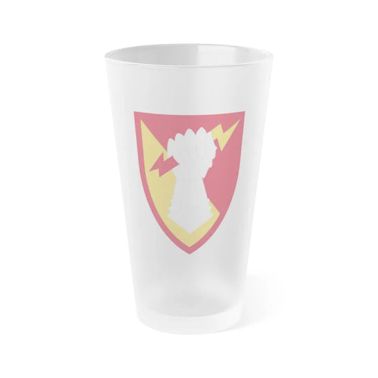 38th Air Defense Artillery Brigade (U.S. Army) Frosted Pint Glass 16oz-Go Mug Yourself