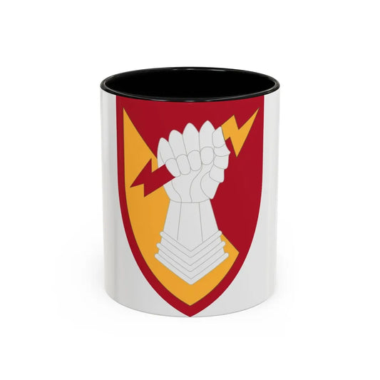 38th Air Defense Artillery Brigade (U.S. Army) Accent Coffee Mug 11oz Black - Go Mug Yourself