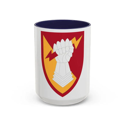 38th Air Defense Artillery Brigade (U.S. Army) Accent Coffee Mug 15oz Navy - Go Mug Yourself