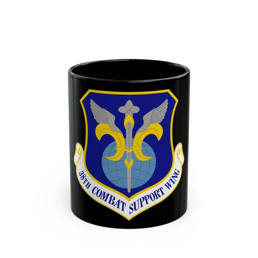 38th Combat Support Wing (U.S. Air Force) Black Coffee Mug-11oz-Go Mug Yourself