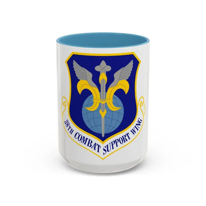 38th Combat Support Wing (U.S. Air Force) Accent Coffee Mug 15oz Light Blue - Go Mug Yourself