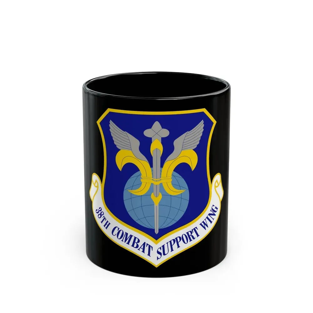 38th Combat Support Wing (U.S. Air Force) Black Coffee Mug 11oz - Go Mug Yourself