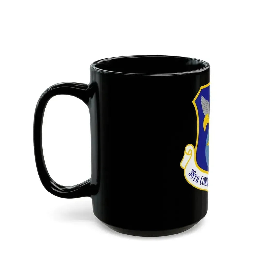 38th Combat Support Wing (U.S. Air Force) Black Coffee Mug - Go Mug Yourself