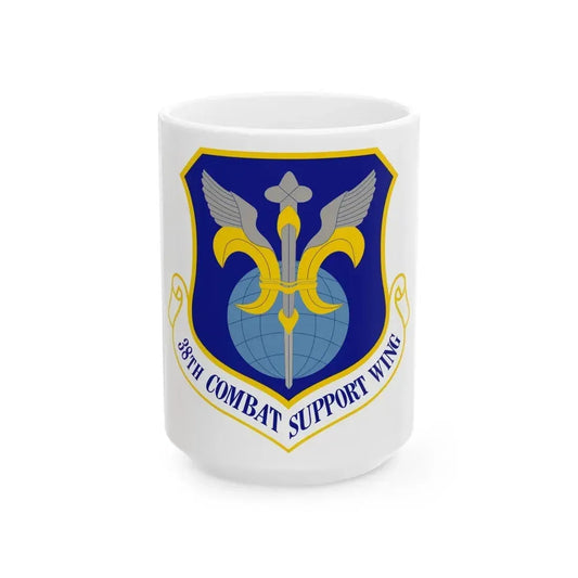38th Combat Support Wing (U.S. Air Force) White Coffee Mug 15oz - Go Mug Yourself