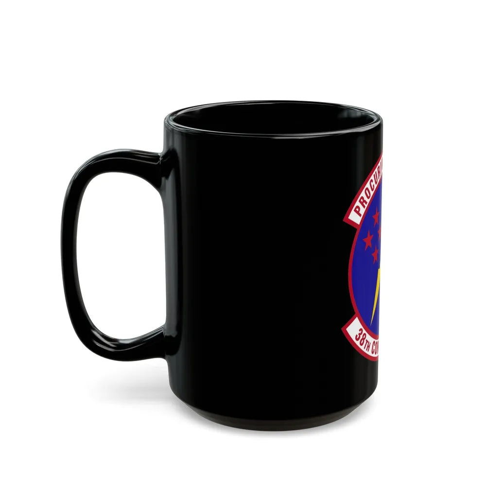 38th Contracting Squadron (U.S. Air Force) Black Coffee Mug-Go Mug Yourself