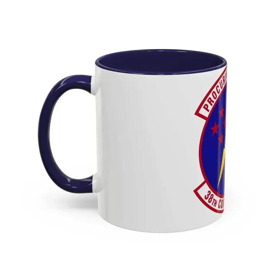 38th Contracting Squadron (U.S. Air Force) Accent Coffee Mug - Go Mug Yourself