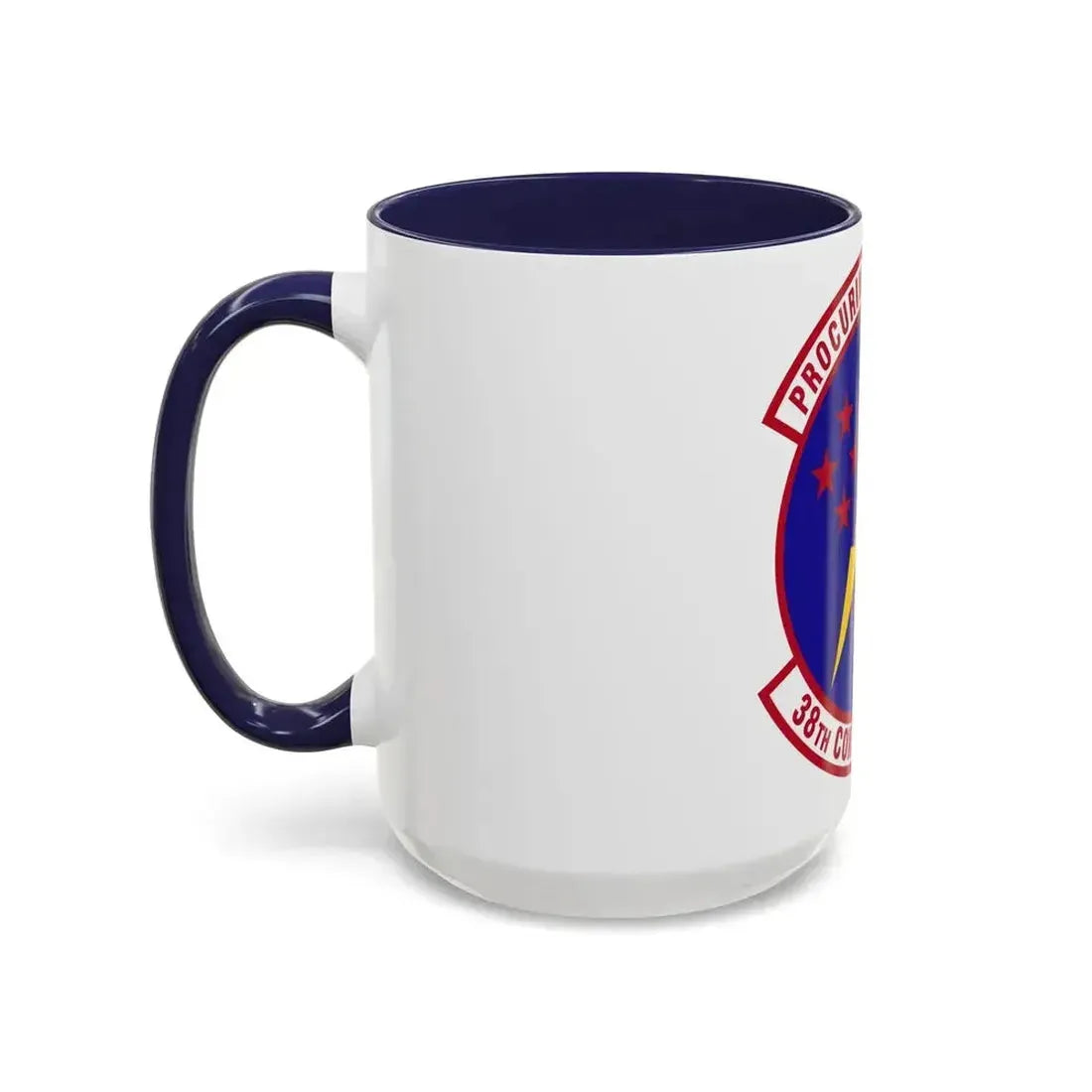 38th Contracting Squadron (U.S. Air Force) Accent Coffee Mug - Go Mug Yourself