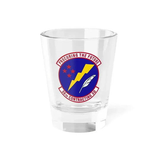 38th Contracting Squadron (U.S. Air Force) Shot Glass 1.5oz 1.5oz - Go Mug Yourself