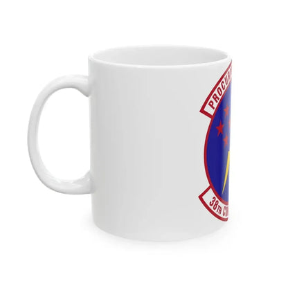 38th Contracting Squadron (U.S. Air Force) White Coffee Mug - Go Mug Yourself
