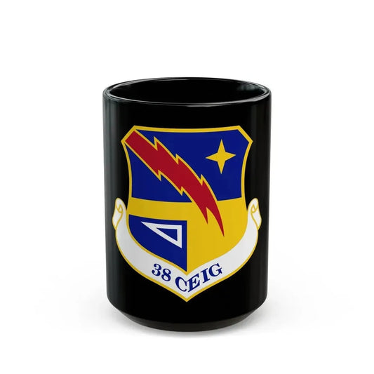 38th Cyberspace Engineering Installation Group (U.S. Air Force) Black Coffee Mug 15oz - Go Mug Yourself