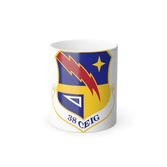 38th Cyberspace Engineering Installation Group (U.S. Air Force) Color Changing Coffee Mug 11oz - Go Mug Yourself