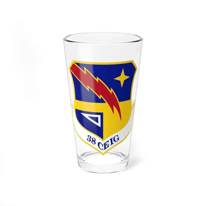 38th Cyberspace Engineering Installation Group (U.S. Air Force) Pint Glass 16oz 16oz - Go Mug Yourself