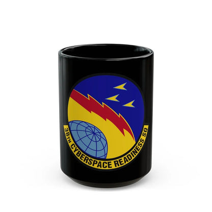 38th Cyberspace Readiness Squadron (U.S. Air Force) Black Coffee Mug-15oz-Go Mug Yourself