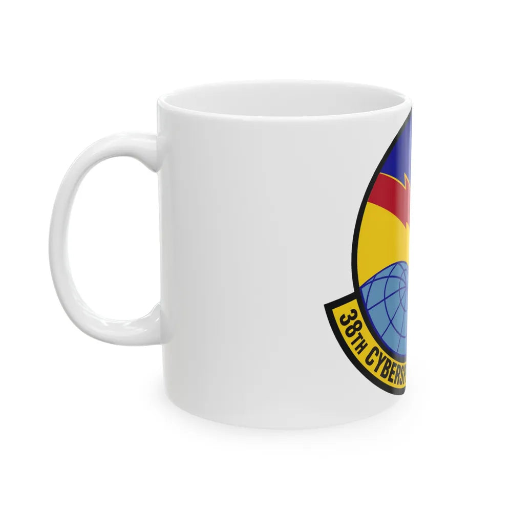 38th Cyberspace Readiness Squadron (U.S. Air Force) White Coffee Mug-Go Mug Yourself