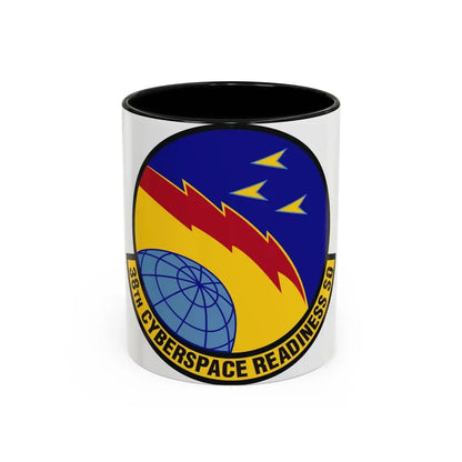 38th Cyberspace Readiness Squadron (U.S. Air Force) Accent Coffee Mug 11oz Black - Go Mug Yourself