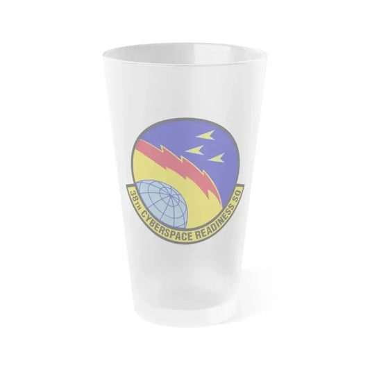 38th Cyberspace Readiness Squadron (U.S. Air Force) Frosted Pint Glass 16oz 16oz Frosted - Go Mug Yourself