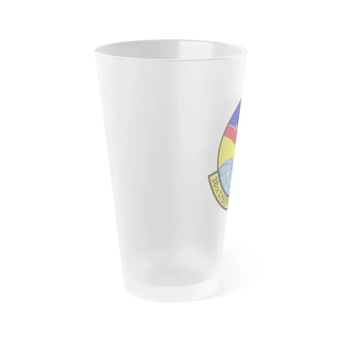 38th Cyberspace Readiness Squadron (U.S. Air Force) Frosted Pint Glass 16oz - Go Mug Yourself