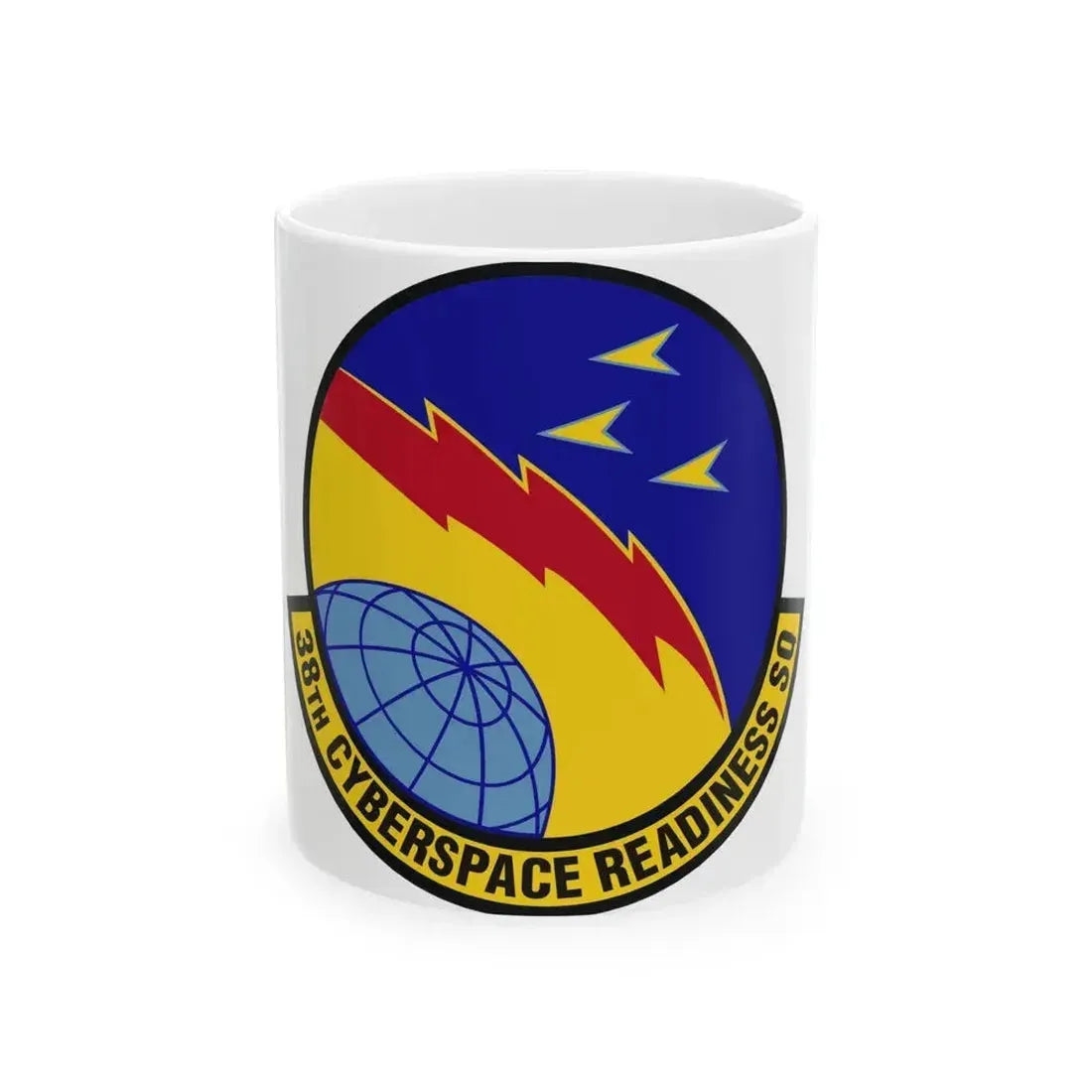 38th Cyberspace Readiness Squadron (U.S. Air Force) White Coffee Mug 11oz - Go Mug Yourself