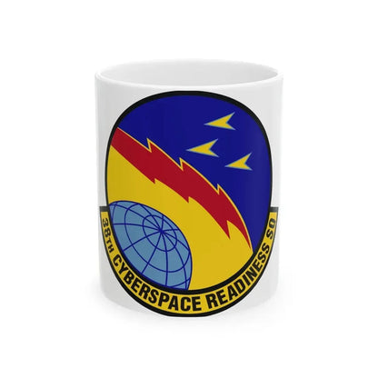 38th Cyberspace Readiness Squadron (U.S. Air Force) White Coffee Mug 11oz - Go Mug Yourself
