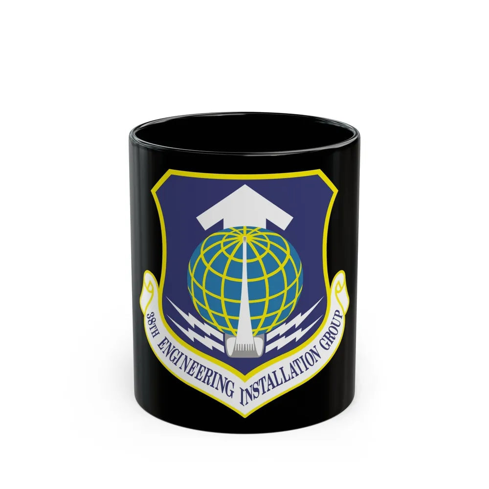 38th Engineering Installation Group (U.S. Air Force) Black Coffee Mug-11oz-Go Mug Yourself