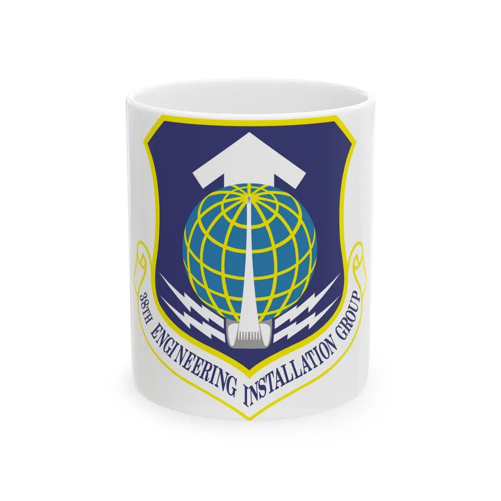 38th Engineering Installation Group (U.S. Air Force) White Coffee Mug-11oz-Go Mug Yourself