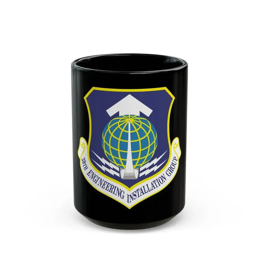 38th Engineering Installation Group (U.S. Air Force) Black Coffee Mug 15oz - Go Mug Yourself