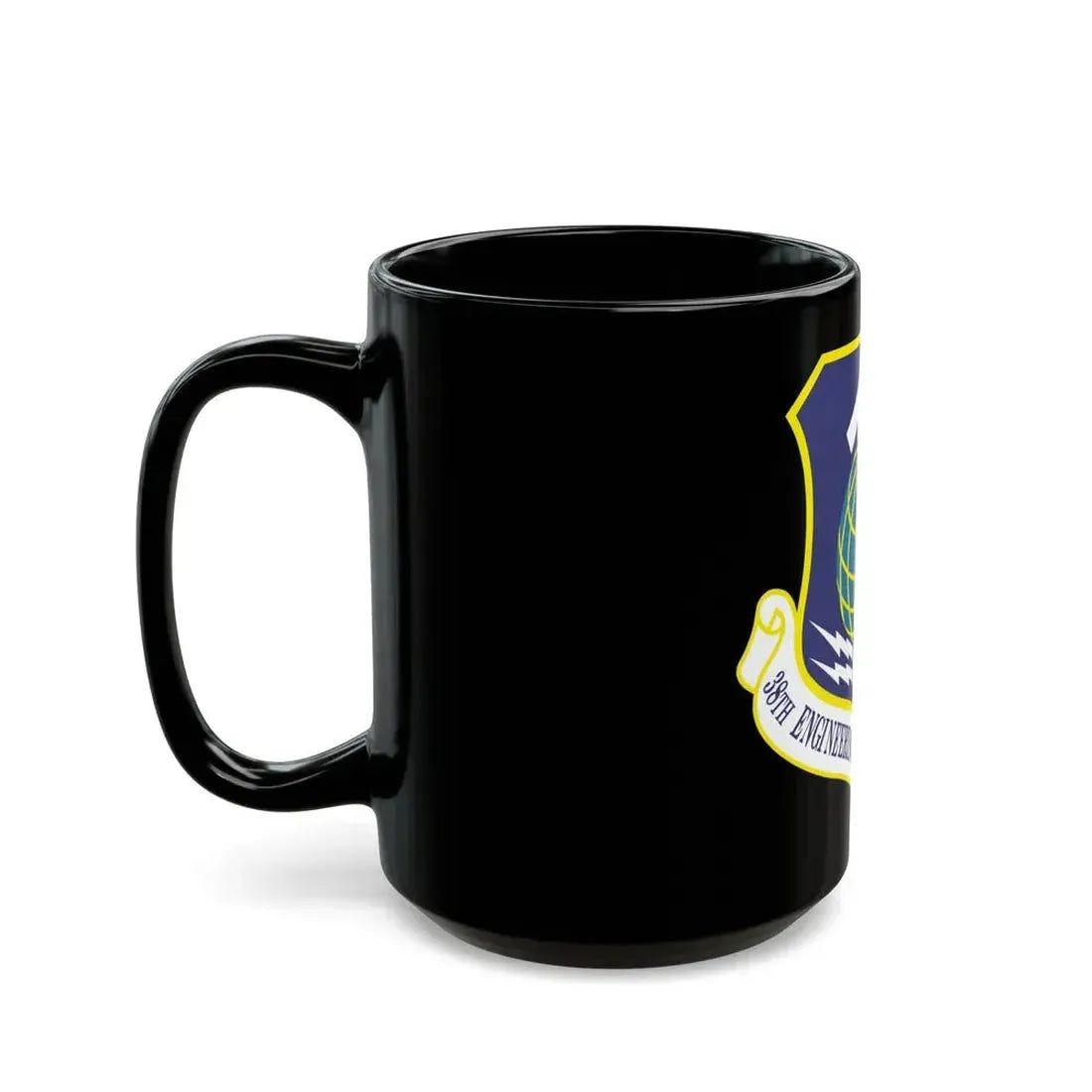 38th Engineering Installation Group (U.S. Air Force) Black Coffee Mug - Go Mug Yourself
