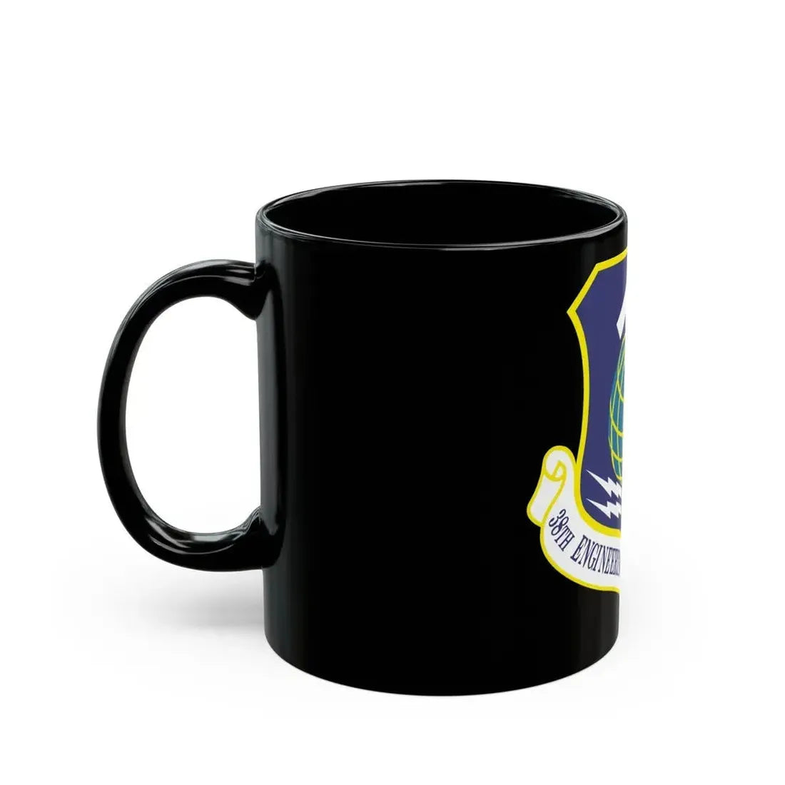 38th Engineering Installation Group (U.S. Air Force) Black Coffee Mug - Go Mug Yourself