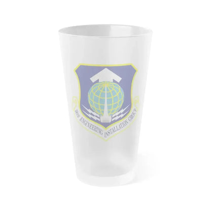38th Engineering Installation Group (U.S. Air Force) Frosted Pint Glass 16oz 16oz Frosted - Go Mug Yourself